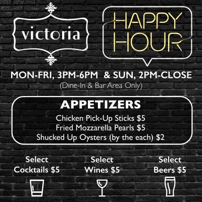 Current Menu - Victoria